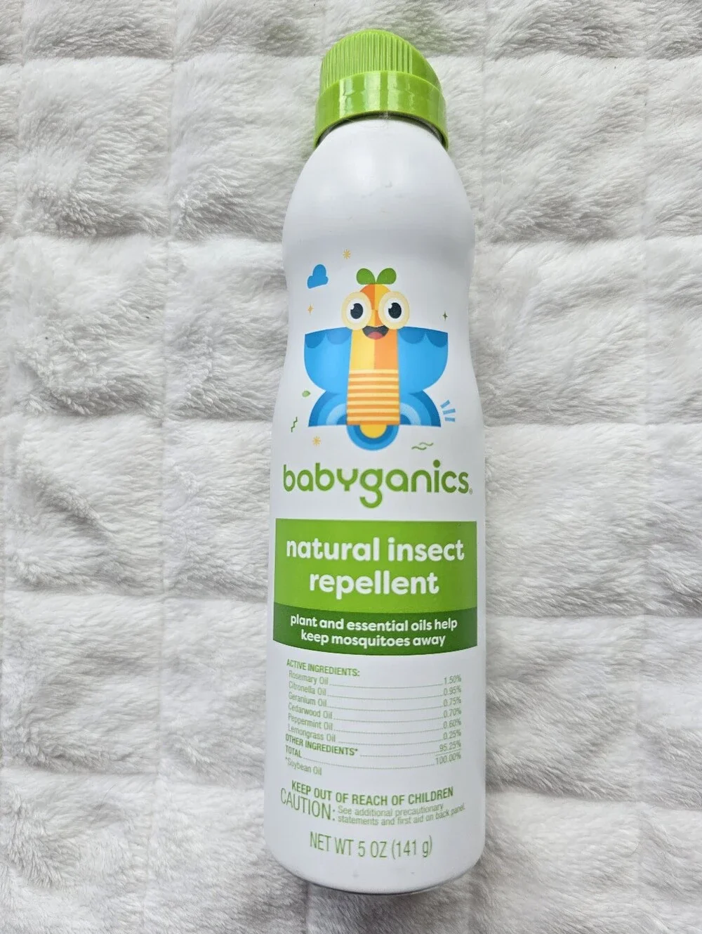 🍒 5/$20 new Babyganics Natural Insect Repellent Spray Essential Oil Kids Summer